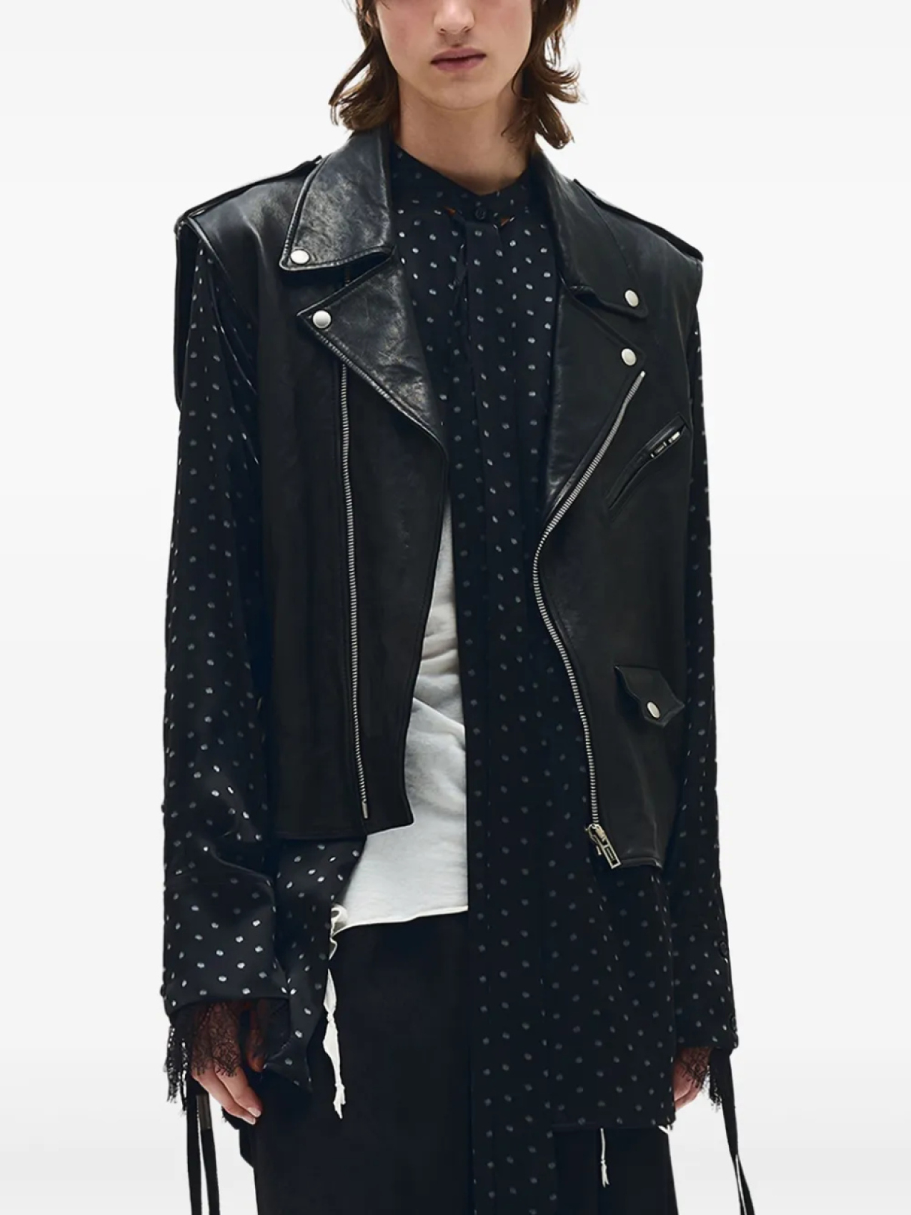 

Ann Demeulemeester рубашка Solan, черный