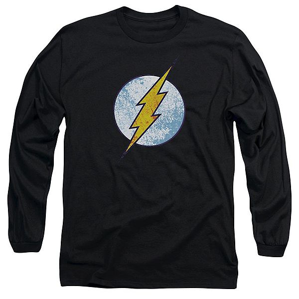 

Футболка с длинным рукавом DC Comics Flash neon distress logo Licensed Character