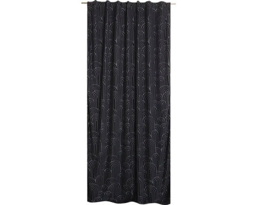

Штора с бархатным тиснением PERFECT CHIC 140х270 графит на люверсах Sonstige