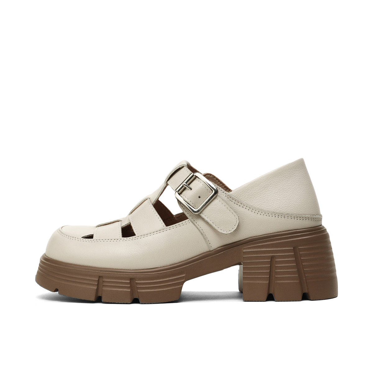 OCCAMAN Римские сандалии женские бежевые, цвет Beige