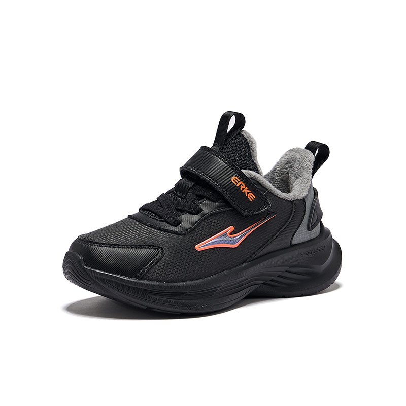 ERKE KIDS Детские кроссовки для бега Jet Black Steel Gray Kids — фото 3