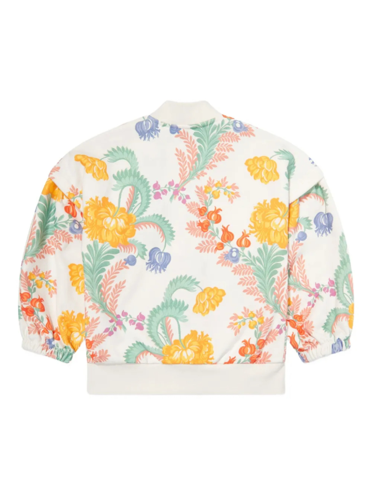 Куртка-бомбер с цветочным узором ETRO KIDS, нейтральный — фото 2