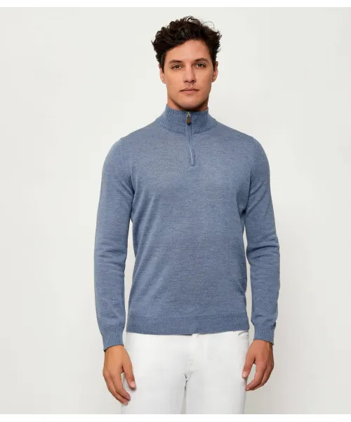 

Шерстяной свитер Regular fit Stenströms, синий