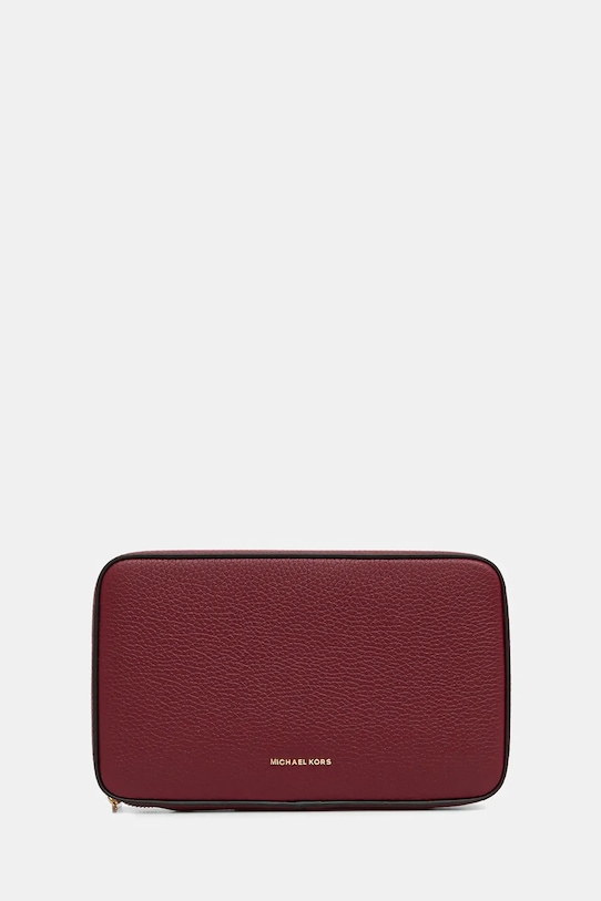 

Кожаная косметичка Michael Michael Kors, бордовый