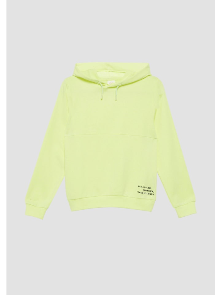 

Толстовка цвета 0075_светло-желтый s.Oliver