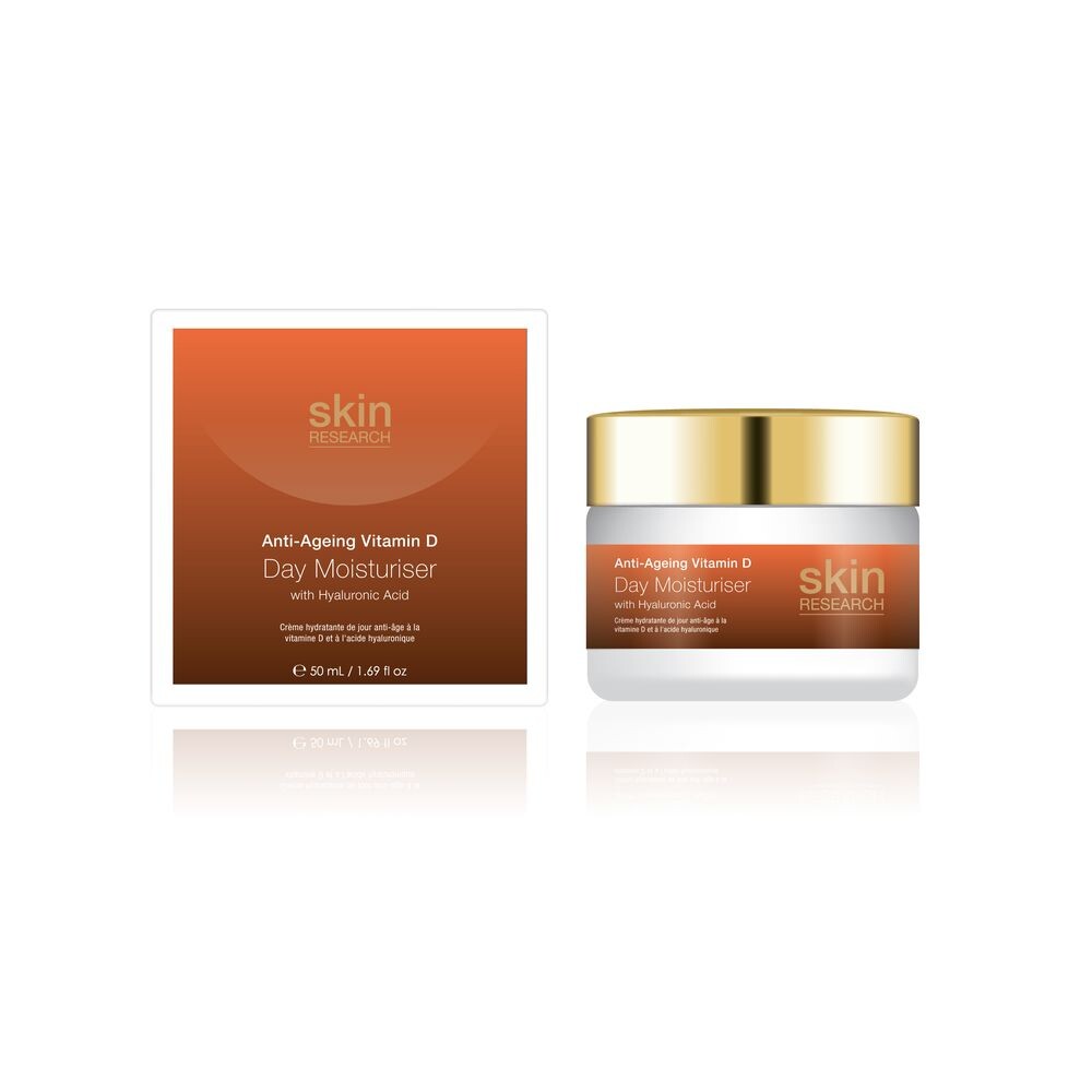

Увлажняющий крем для ухода за лицом Crema hidratante de día antienvejecimiento con vitamina d y ácido hialurónico Skin research, 50 мл