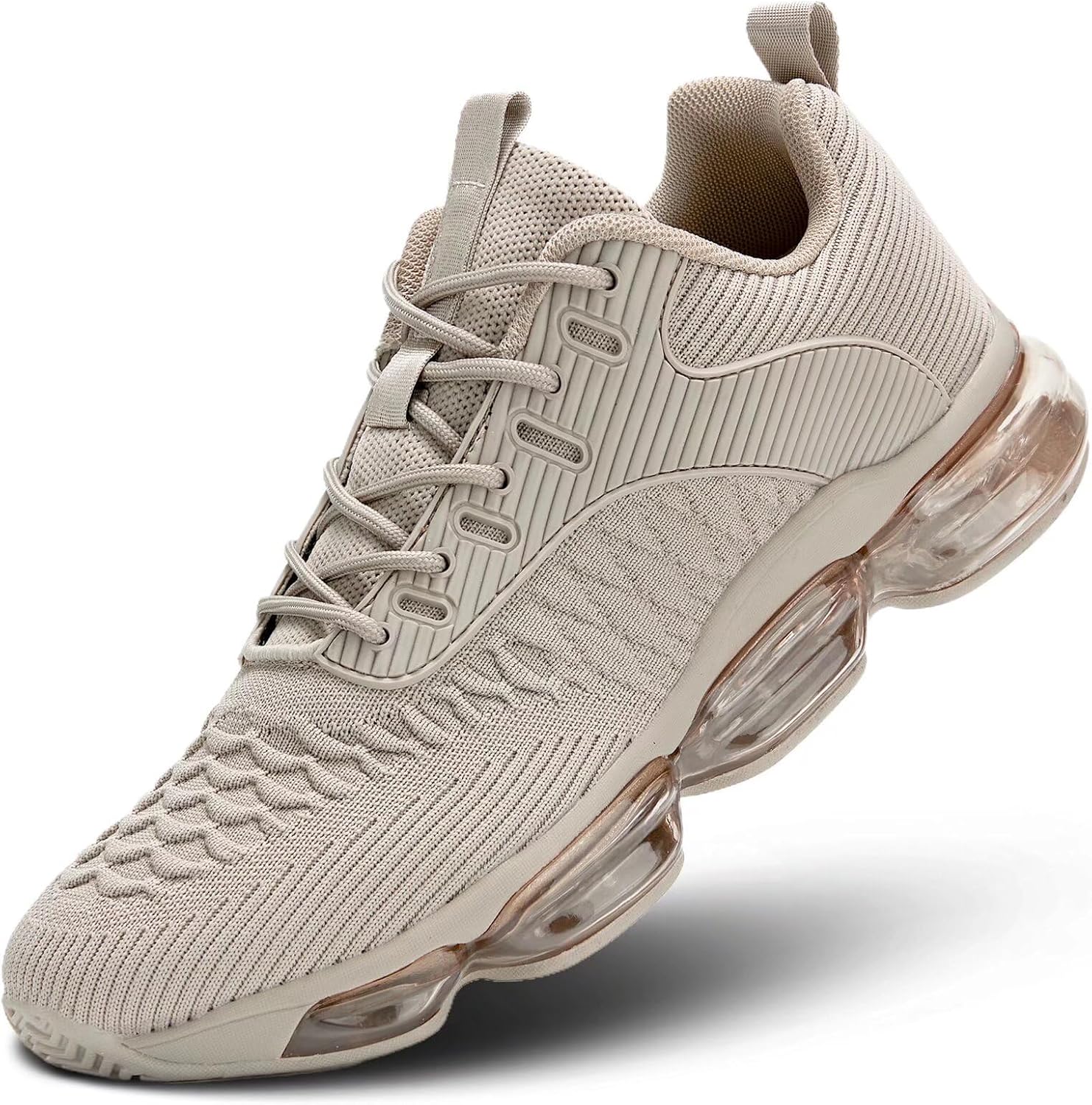 

Мужские беговые кроссовки Air низкие, комфортные, для ходьбы, с шнуровкой, дышащие, модные, теннисные, спортивные, для тренажерного зала, фитнеса, кросс-тренеры Socviis, хаки