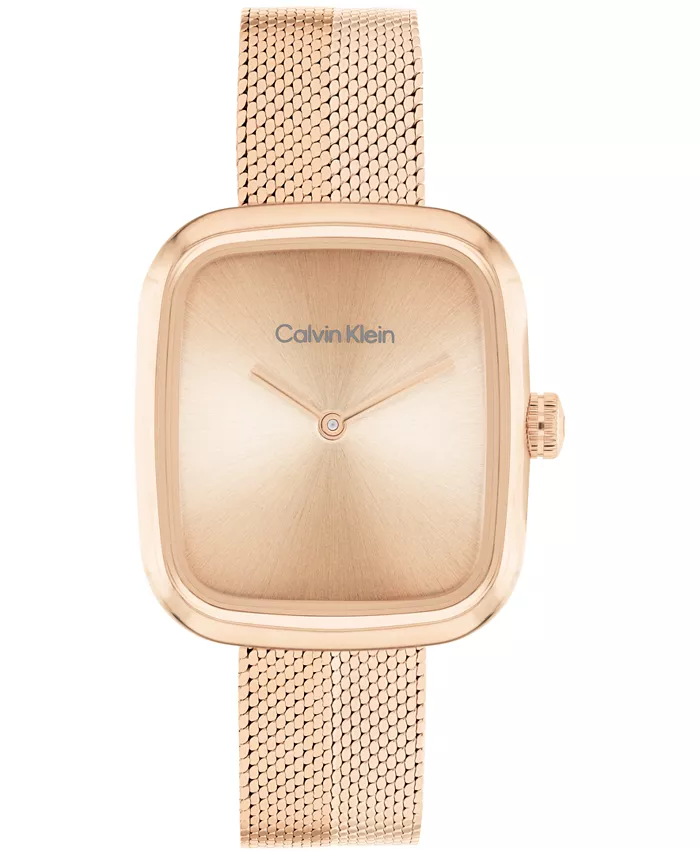

Женские часы Adore Rose Gold Tone с браслетом из нержавеющей стали, 30 мм Calvin Klein