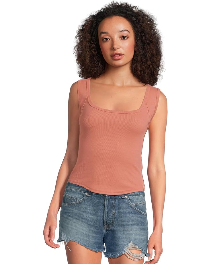 

Футболка Free People Hummingbird Tee, цвет Cedarwood(2239)