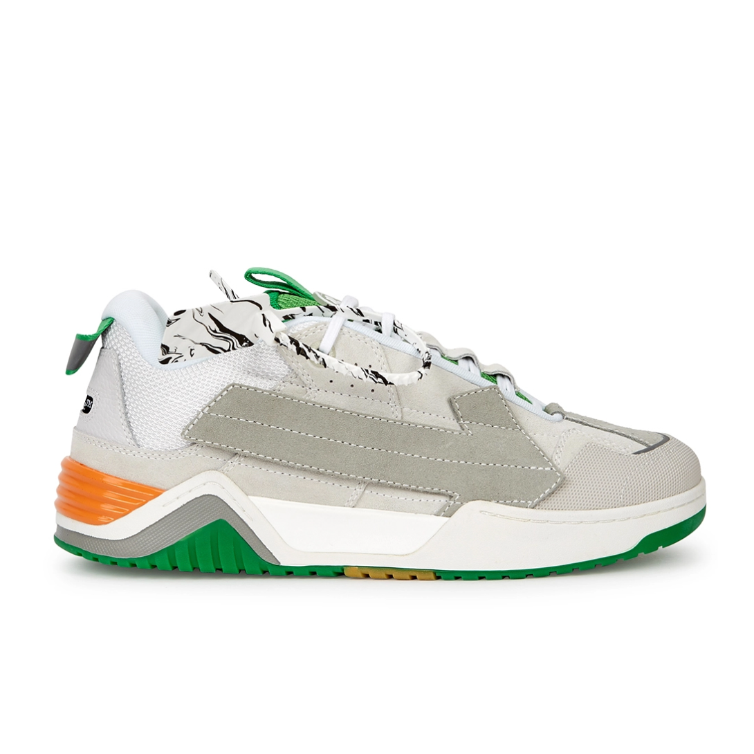 

Серые мужские кроссовки из телячьей кожи Off-White