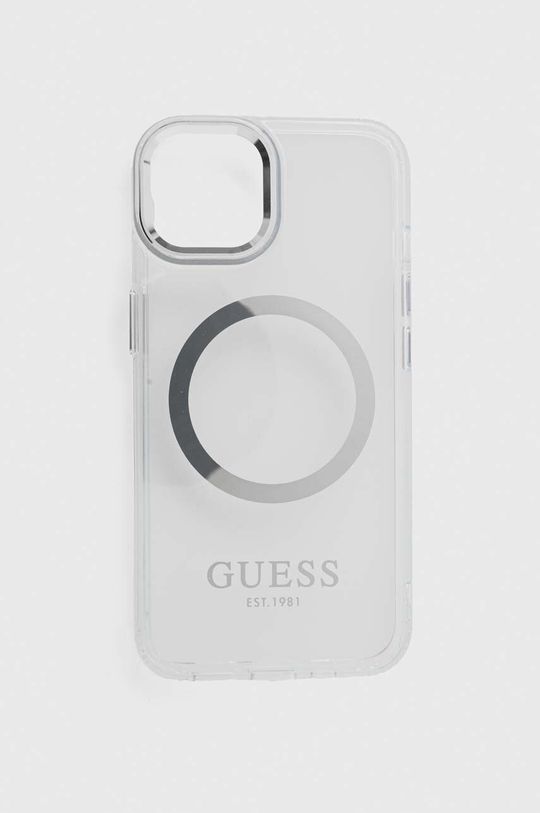 

Чехол для iPhone 14 6.1 Guess, серебро