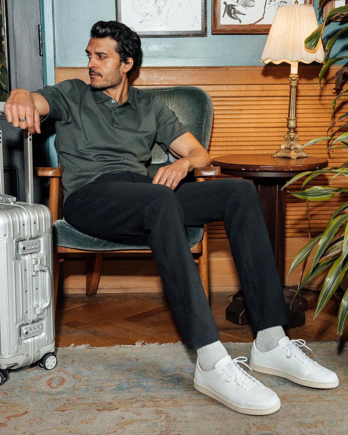 Кроссовки Huckberry Luca Terra Low, мужские теннисные, белый — фото 2
