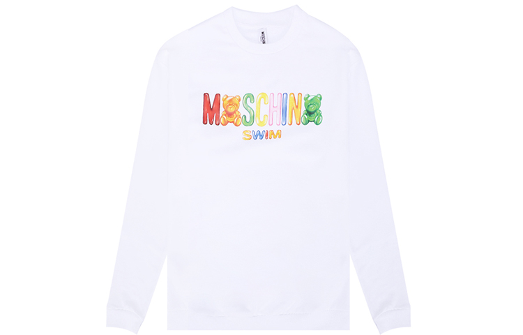 

MOSCHINO Свитшот мужской белые