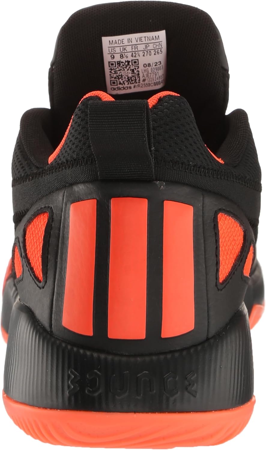 Кроссовки Adidas Originals Unisex Adult Dame Certified 2.0, черный/красный — фото 3