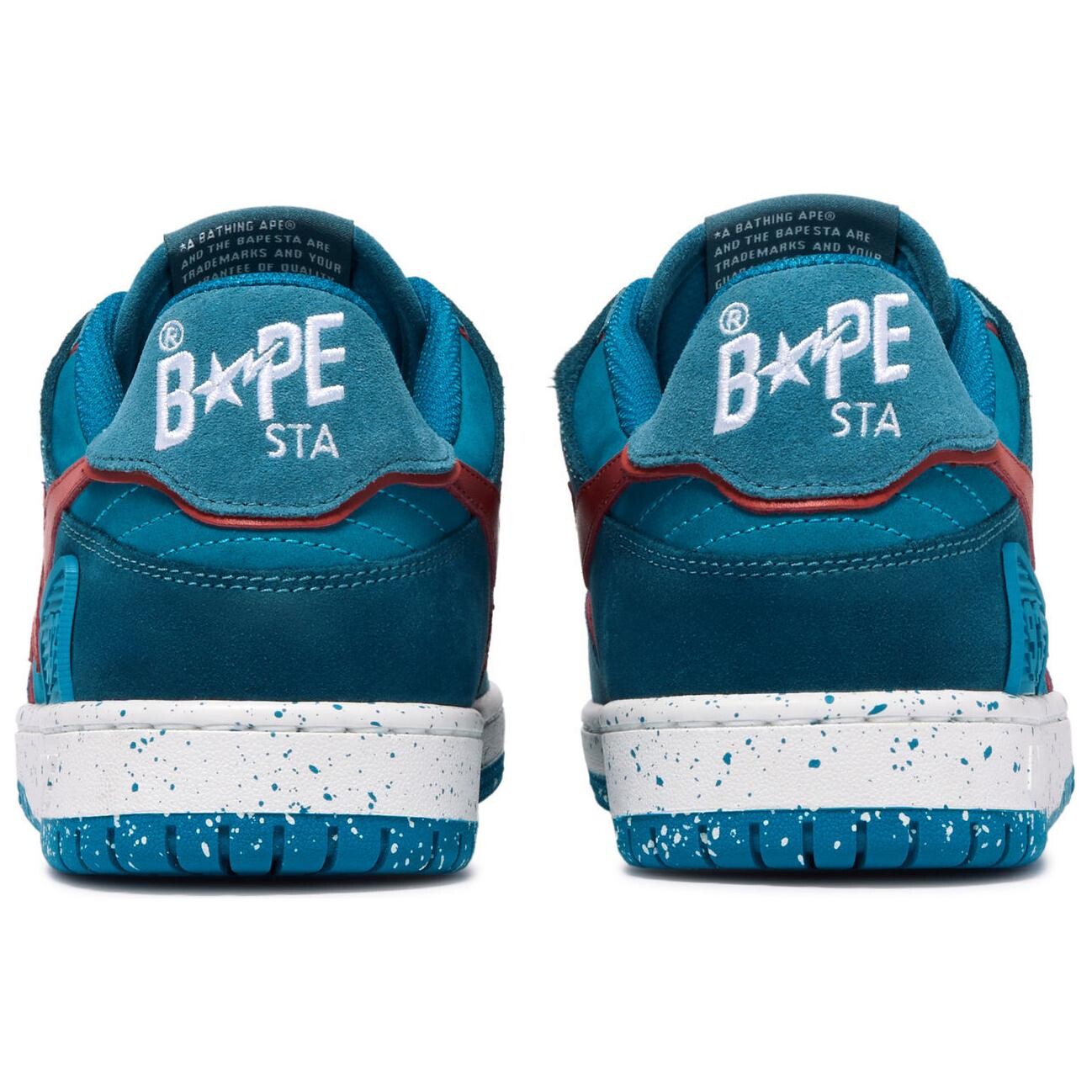 Кроссовки A BATHING APE SK8 Skateboarding Shoes Men Low-top, коричневый — фото 4