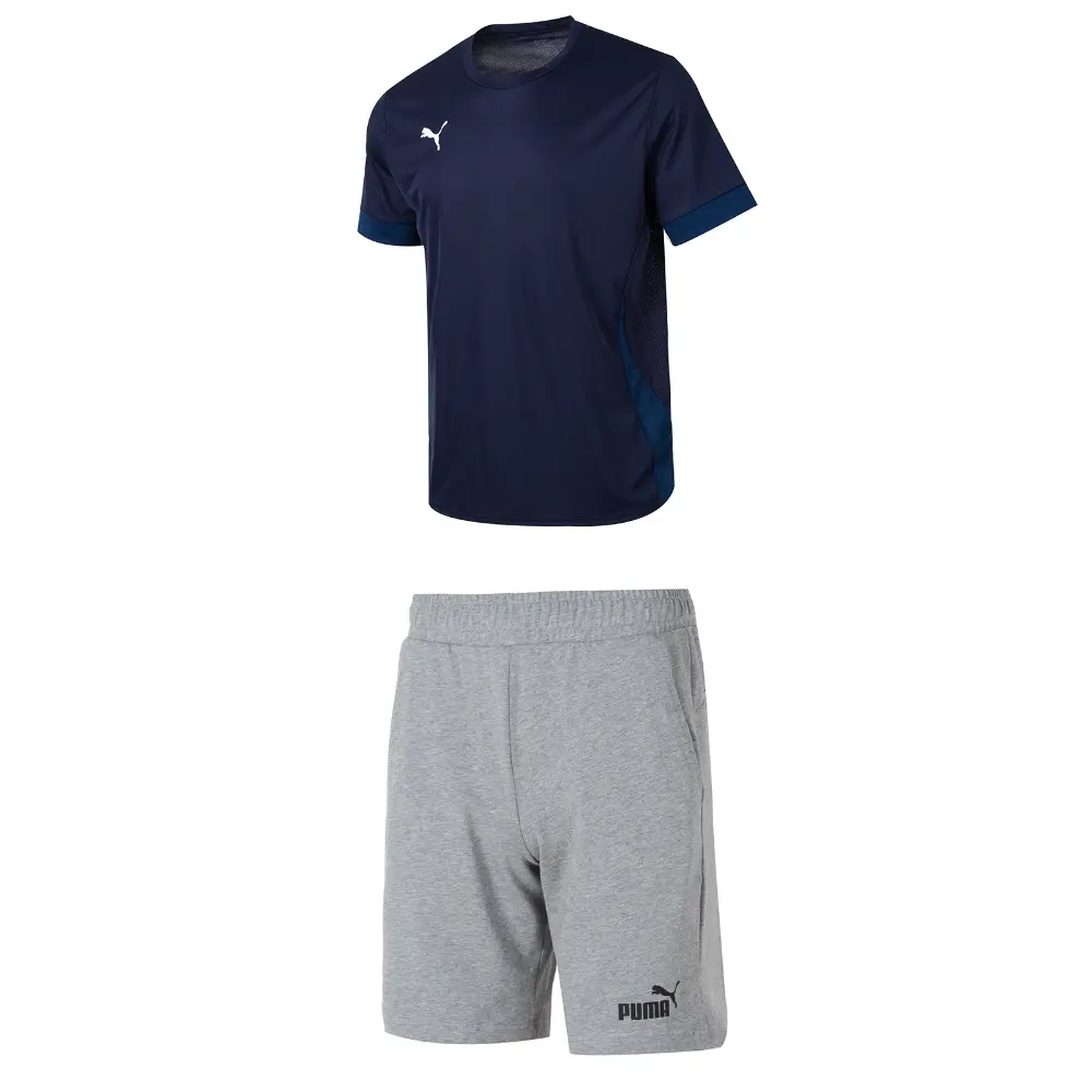 

Повседневная спортивная одежда для мужчин Синий + Серый Puma, синий