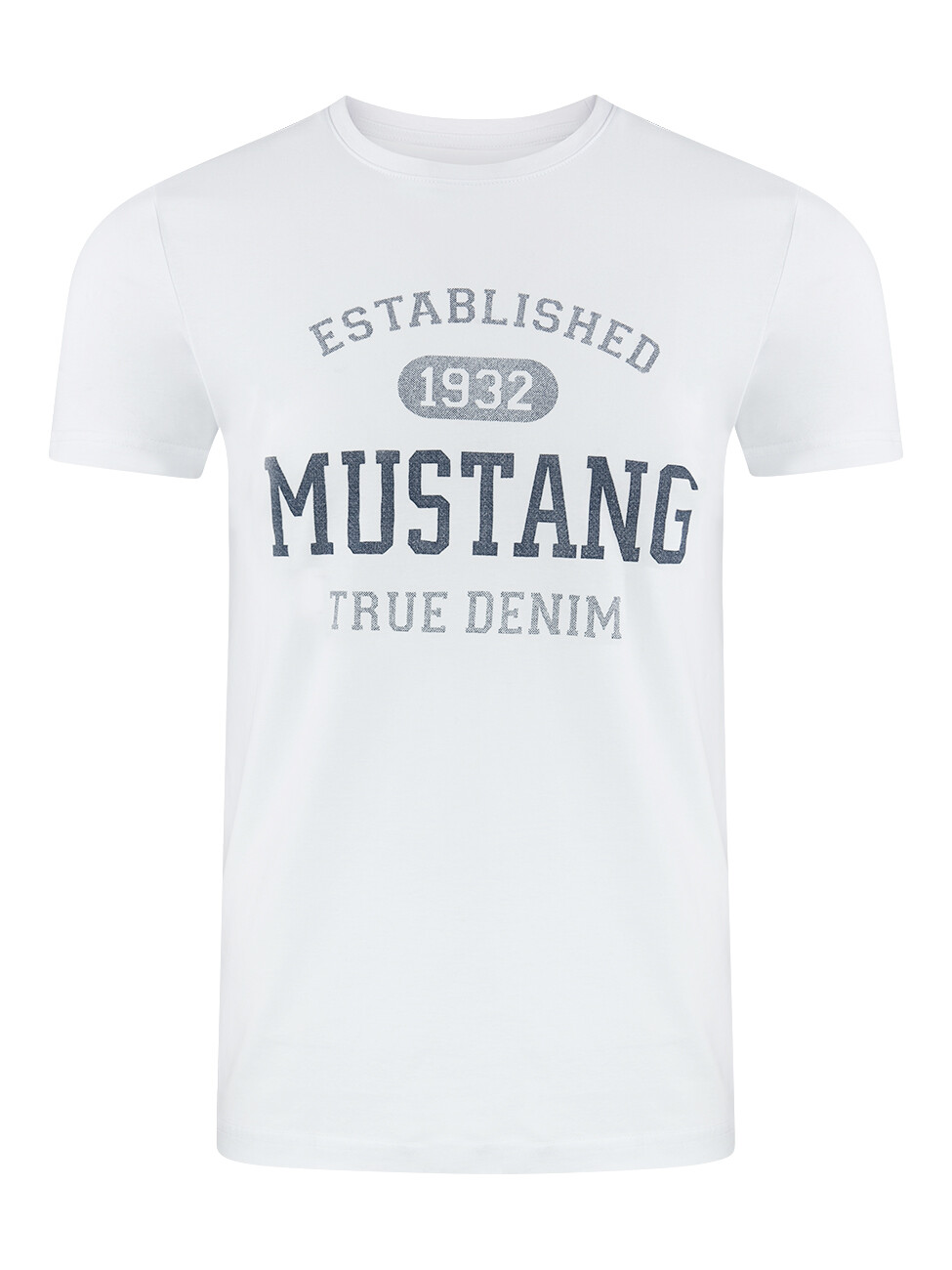 

Футболка Mustang Basic Print Tee, белый