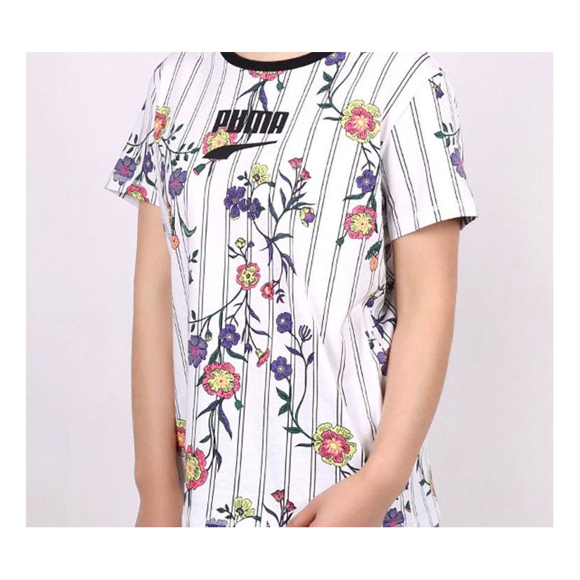

Футболка (WMNS) PUMA Logo Short Sleeve TEE White 597470-02