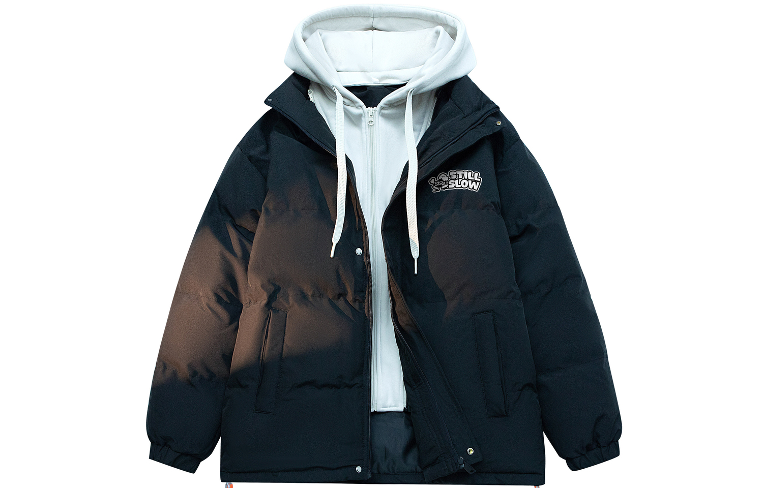

Пуховики Unisex Stillslow, Комплект: Черный (Бордовый)+Черный