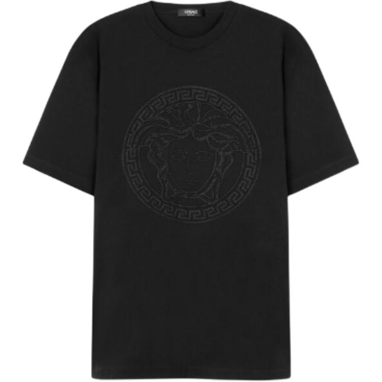 Футболка Medusa с вышивкой VERSACE, черный — фото 3