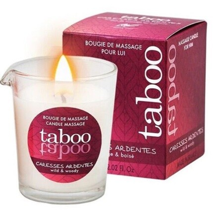 

Массажная свеча для мужчин Forest Fern Partner Massage Wellness Candle 60 г Taboo
