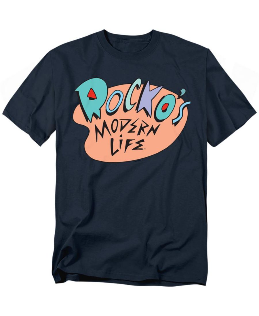 

Мужская футболка с ретро-логотипом Rocko's Modern Life Logovision, Navy, Синий, Мужская футболка с ретро-логотипом Rocko's Modern Life Logovision, Navy