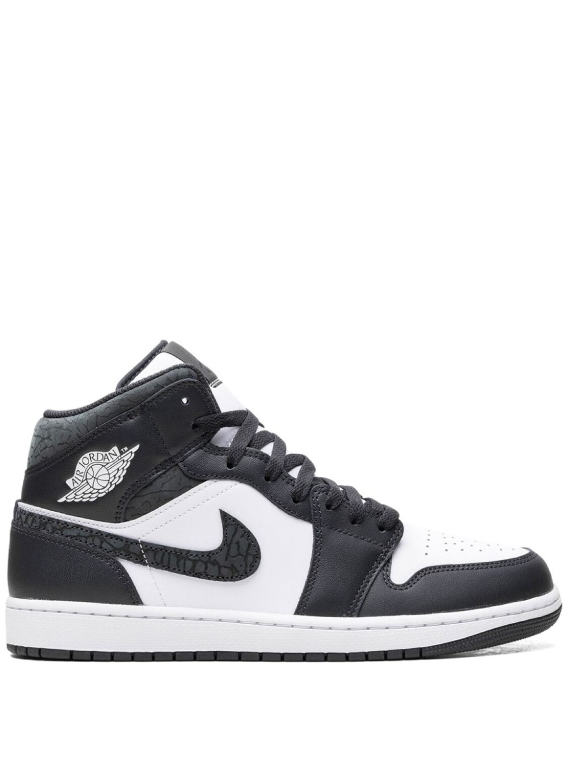 Jordan кроссовки Air Jordan 1 Mid Panda Elephant, черный