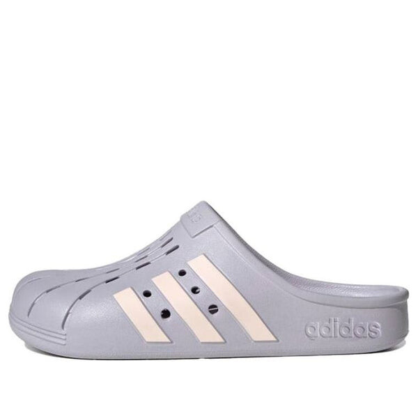 

Тапочки adilette clog Adidas, серый