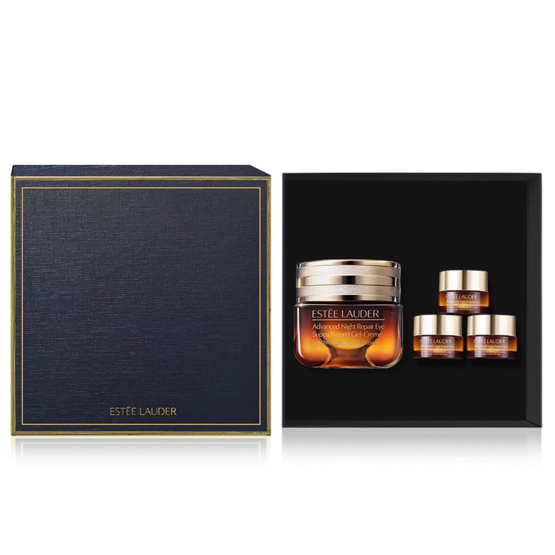Гель-крем для кожи вокруг глаз Estée Lauder Advanced Night Repair Eye Supercharged в подарочной коробке, 15 мл + 5 мл*3