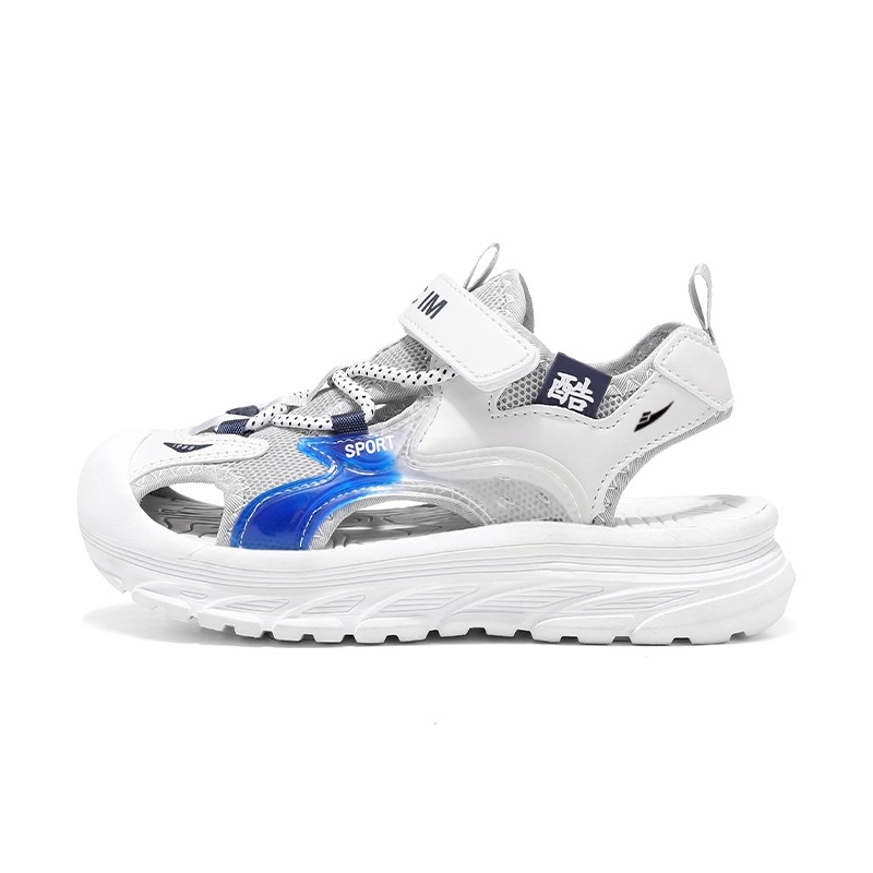 

Детские сандалии Anti Kick Low Top для подростков Kuding, серый/синий