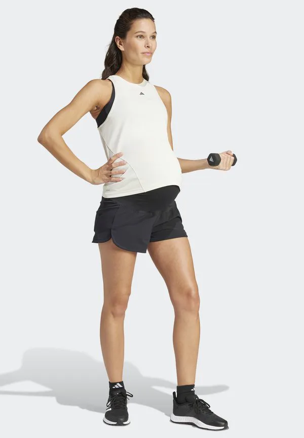 Спортивные шорты для беременных pacer из эластичной ткани Adidas Performance, Black — фото 2