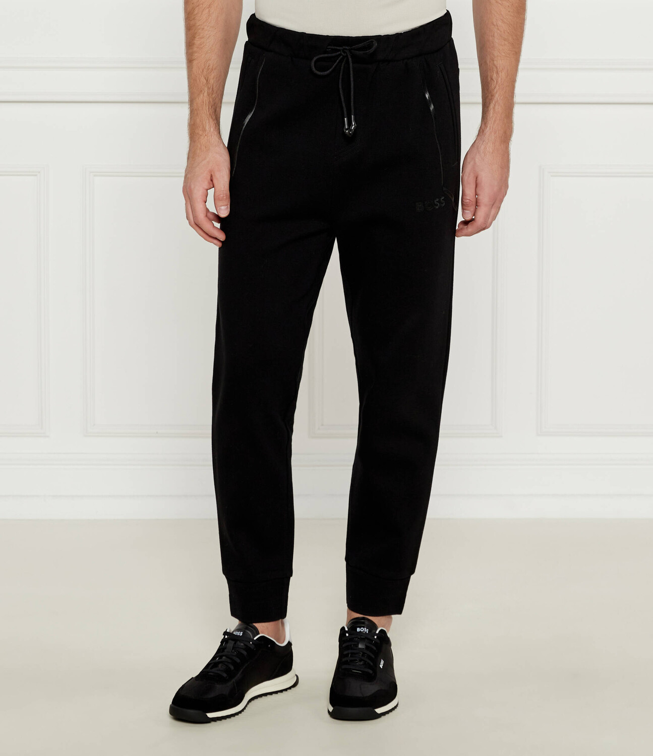 

Спортивные брюки BOSS GREEN Hadiko Mirror Regular Fit, черный