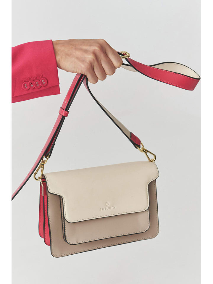 

TATUUM Сумка через плечо "Атали" кремового/кораллового цвета - (Ш)23 x (В)15 см