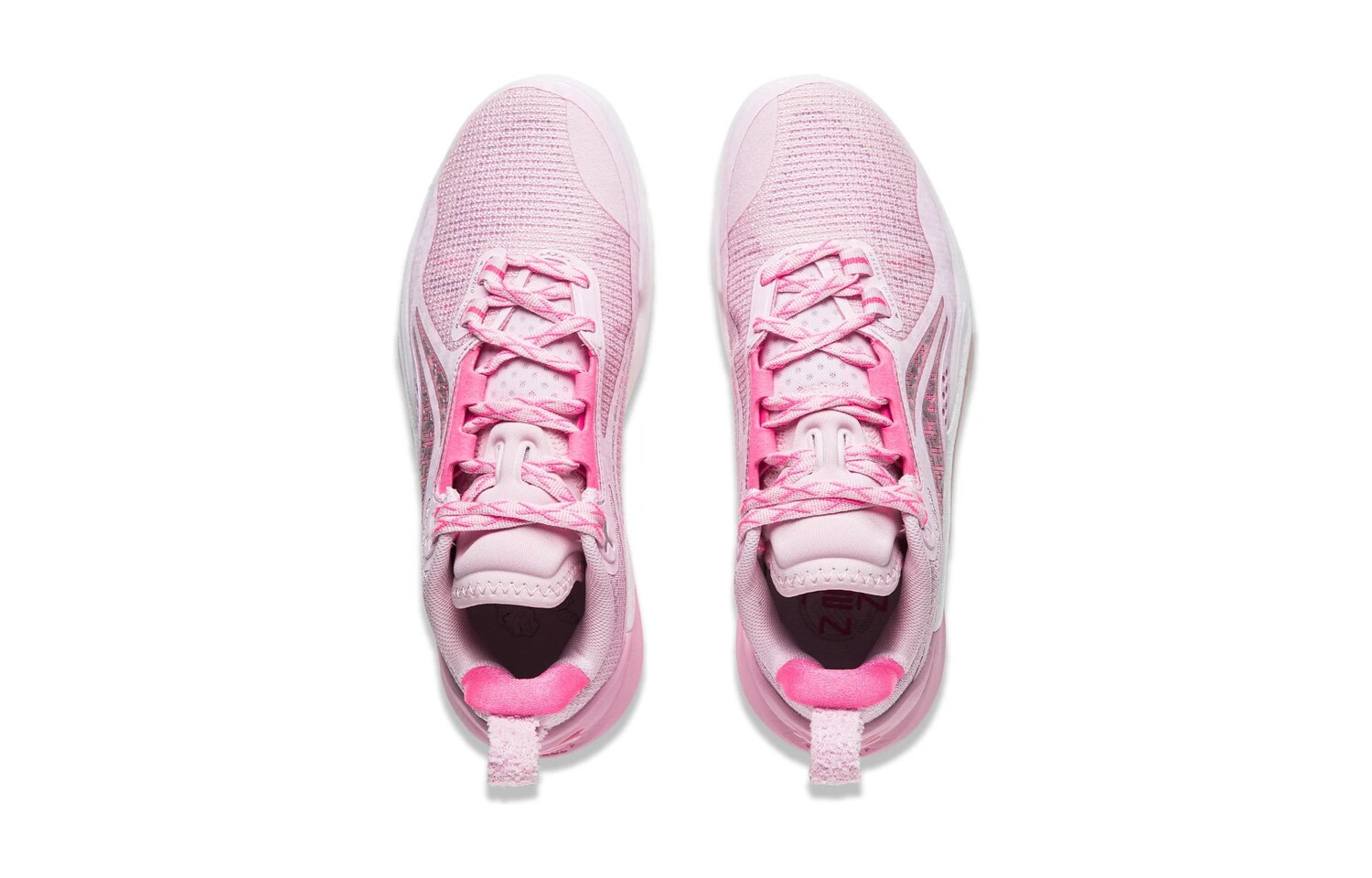 Детские баскетбольные кроссовки GS Low-top розовые Lining Young, розовый — фото 4