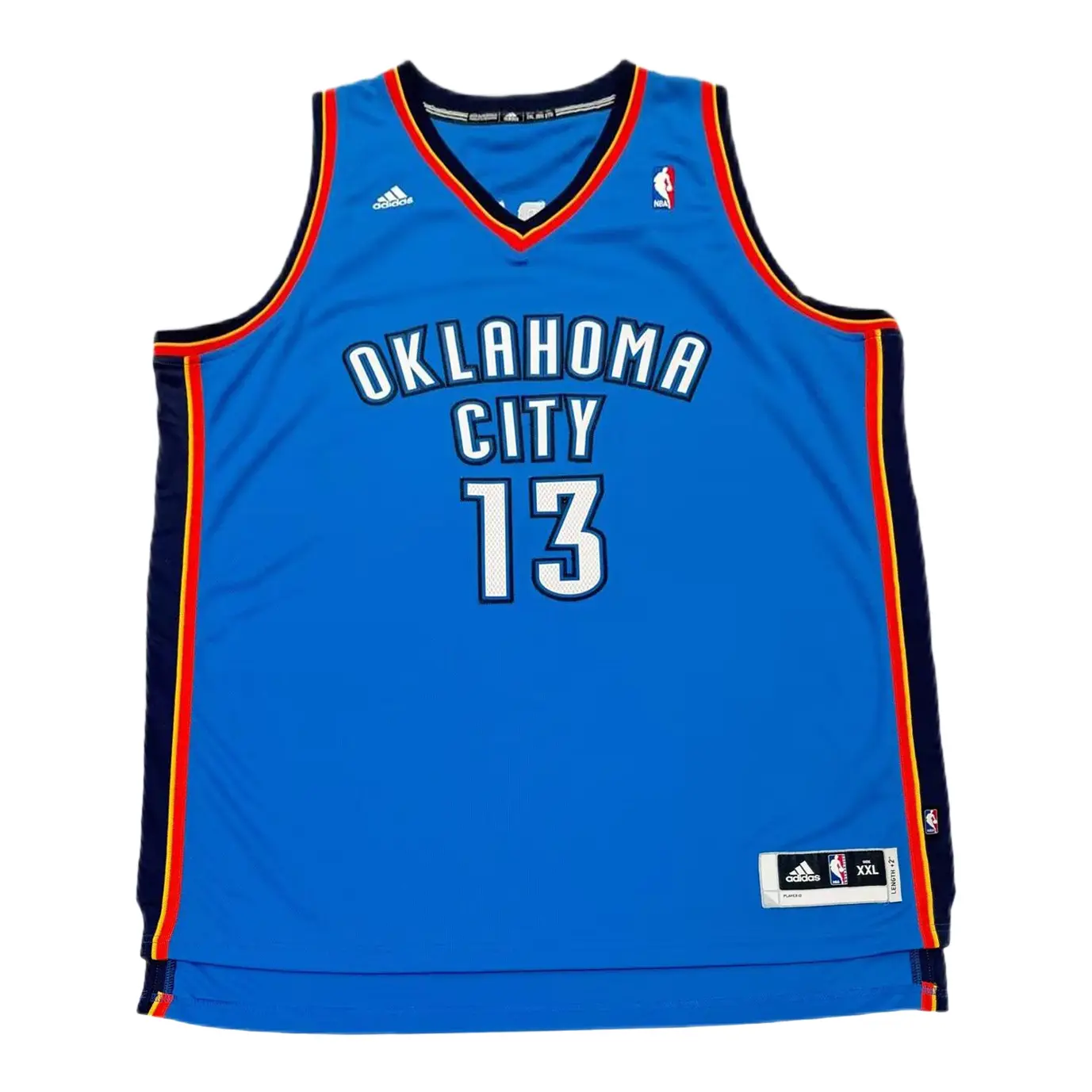 

Баскетбольная футболка Harden унисекс Adidas, синий