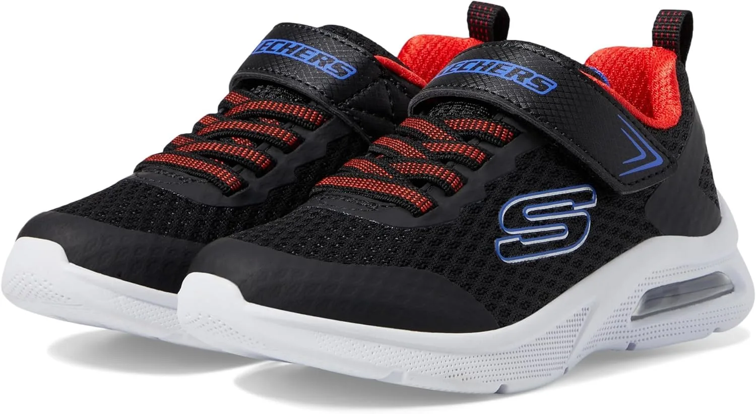 Кроссовки Skechers Gowalk Arch Fit, спортивные слипоны, повседневные лоферы для походов, беговые кроссовки, черный/красный/синий — фото 2