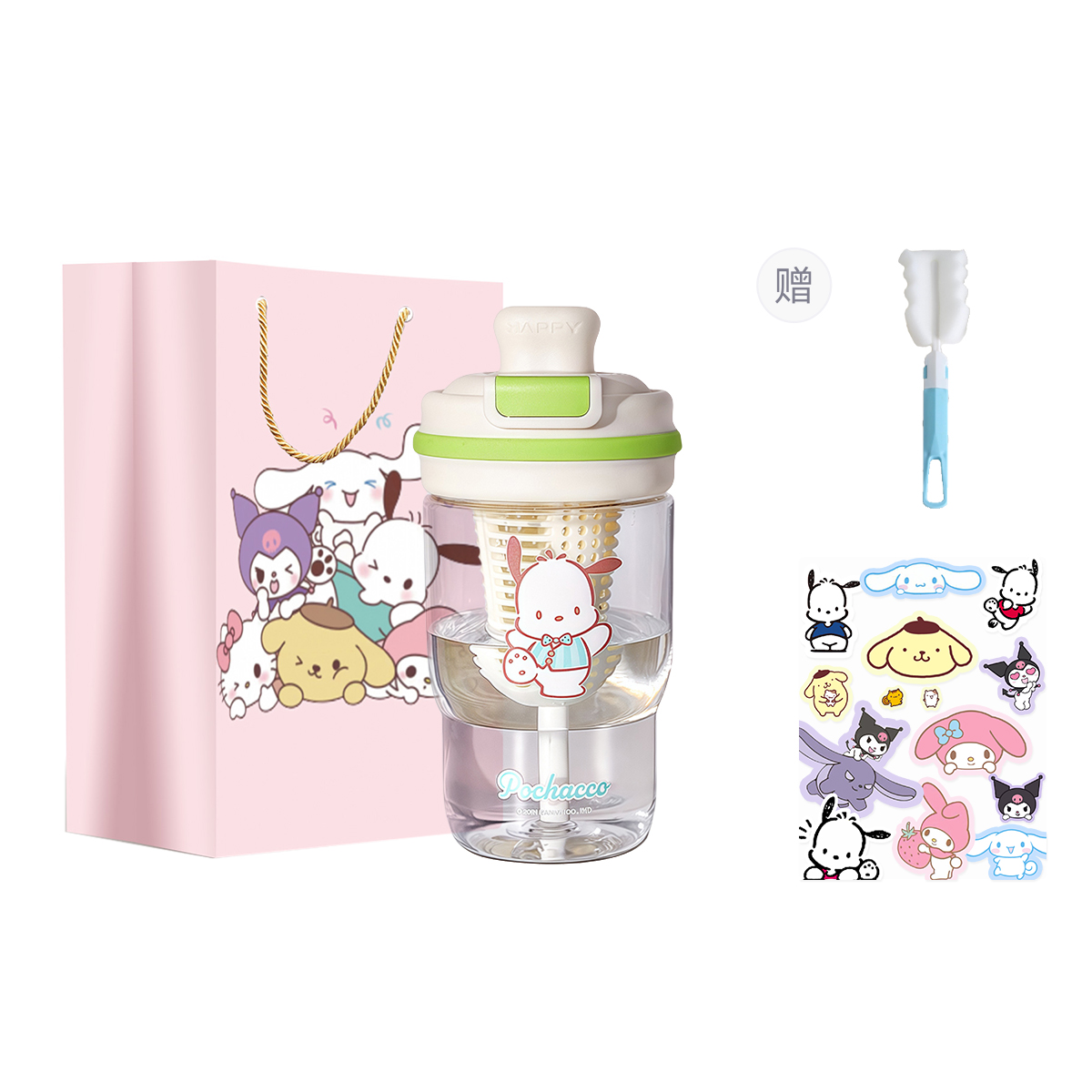 

Стакан My Melody Cinnamoroll пластиковый 600мл Sanrio, Pochacco