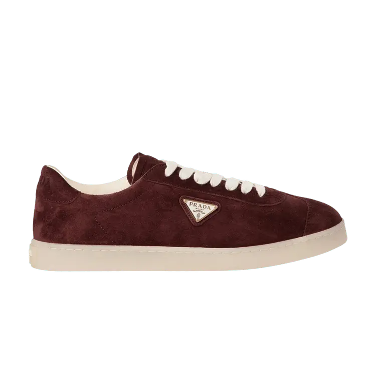 

Кроссовки Prada Prada Lane Suede Sneaker 'Bordeaux', красный
