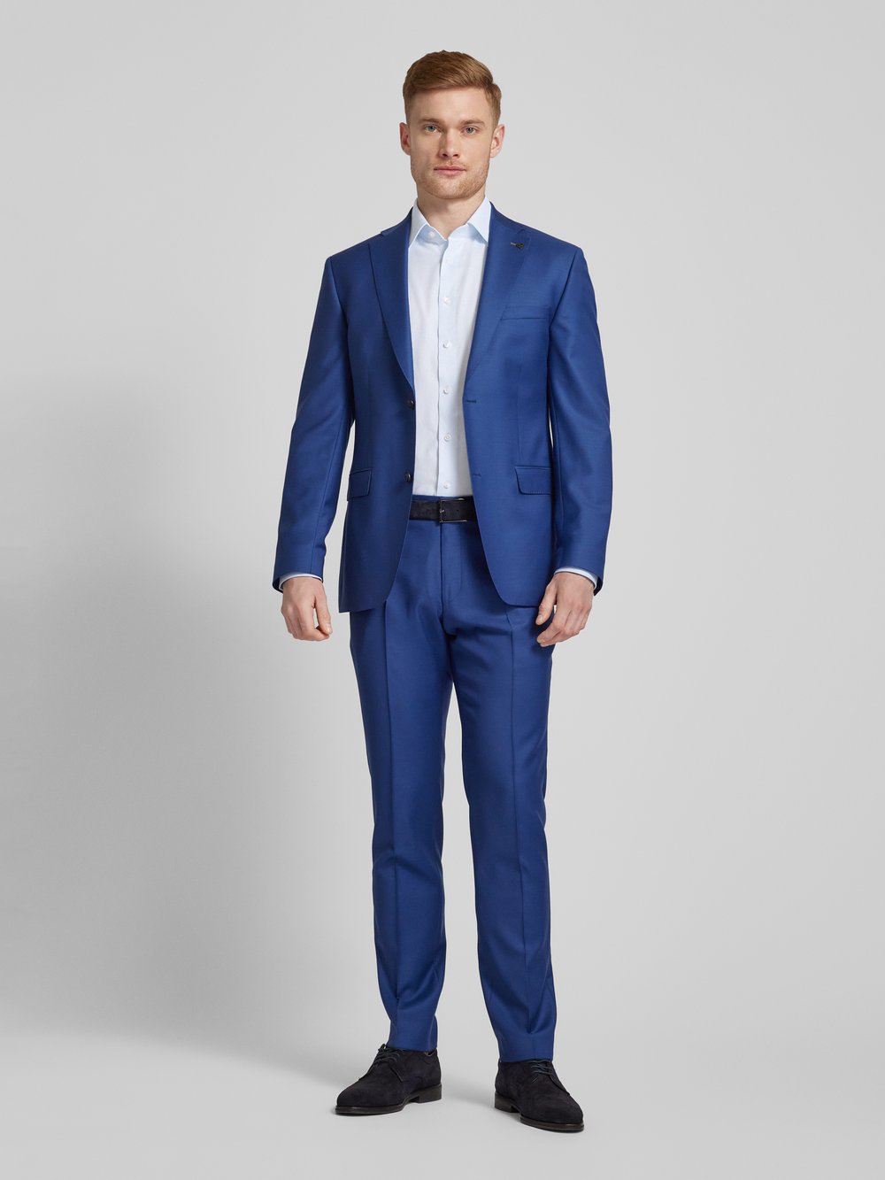 

Рубашка делового кроя Modern Fit с воротником Kent OLYMP, синий