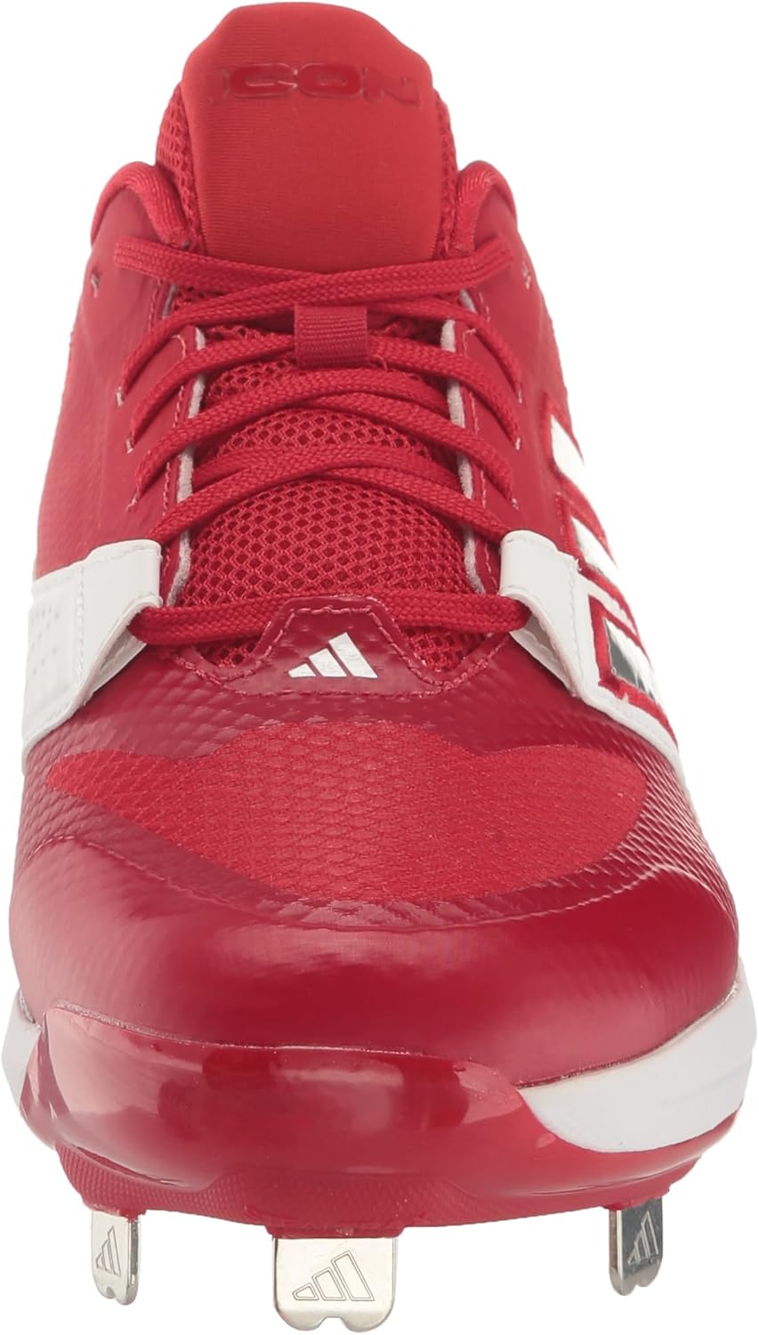 Мужские бутсы-кроссовки adidas Icon 8, белый/красный — фото 2