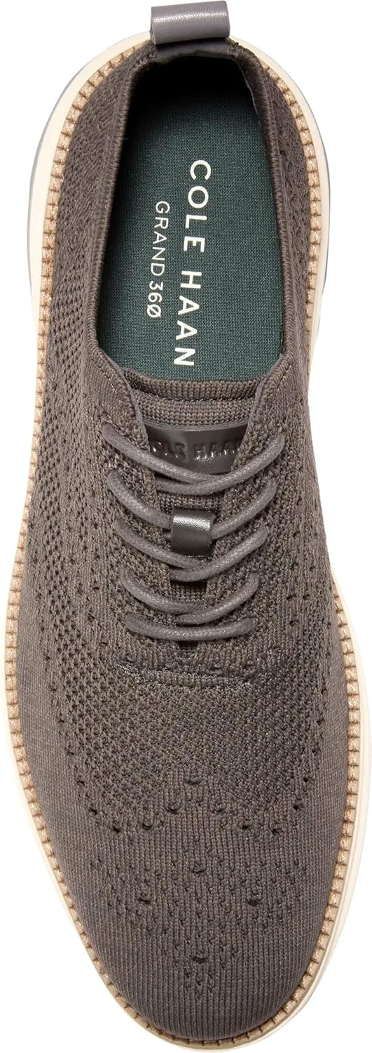 Мужские туфли Cole Haan Grand Hurrion Stitchlite с крыльями, темно-оливковый/слоновая кость — фото 3
