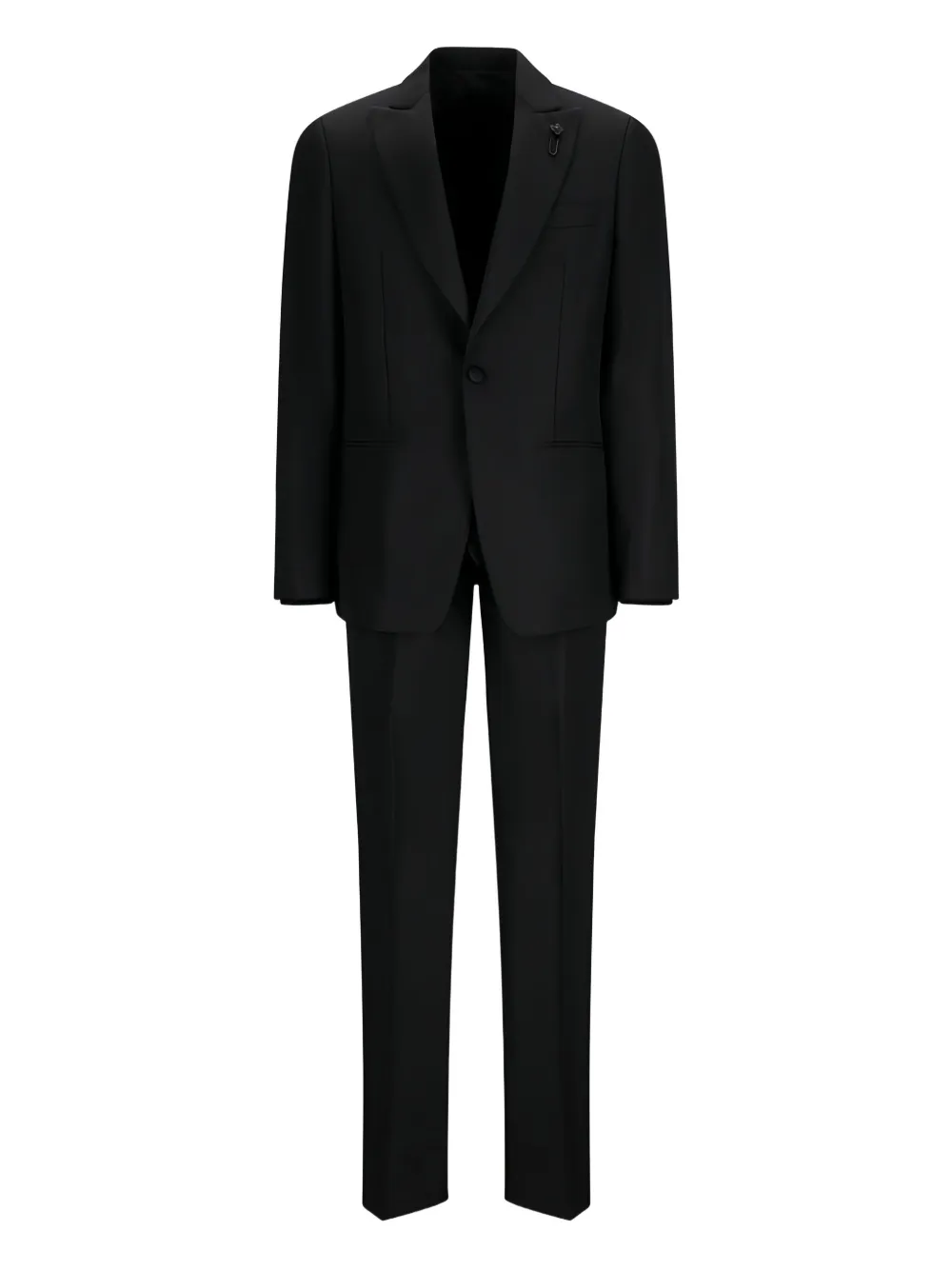 

Костюм с однобортным пиджаком Lardini, черный
