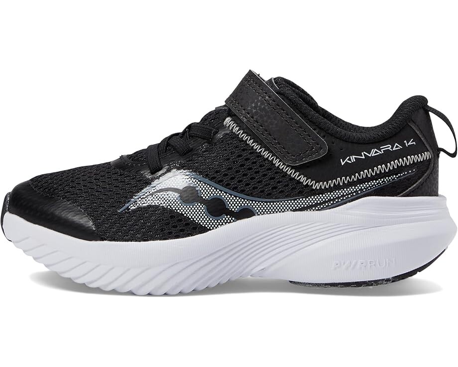 Кроссовки Saucony Kids Kinvara 14 A/C Sneakers, цвет Black/Grey — фото 4