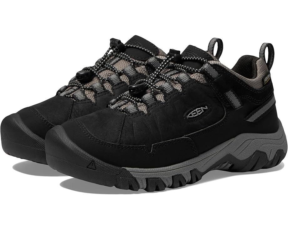 

Кроссовки KEEN Kids Targhee 4 Low Height Durable Comfortable Waterproof, цвет Black/Steel Grey