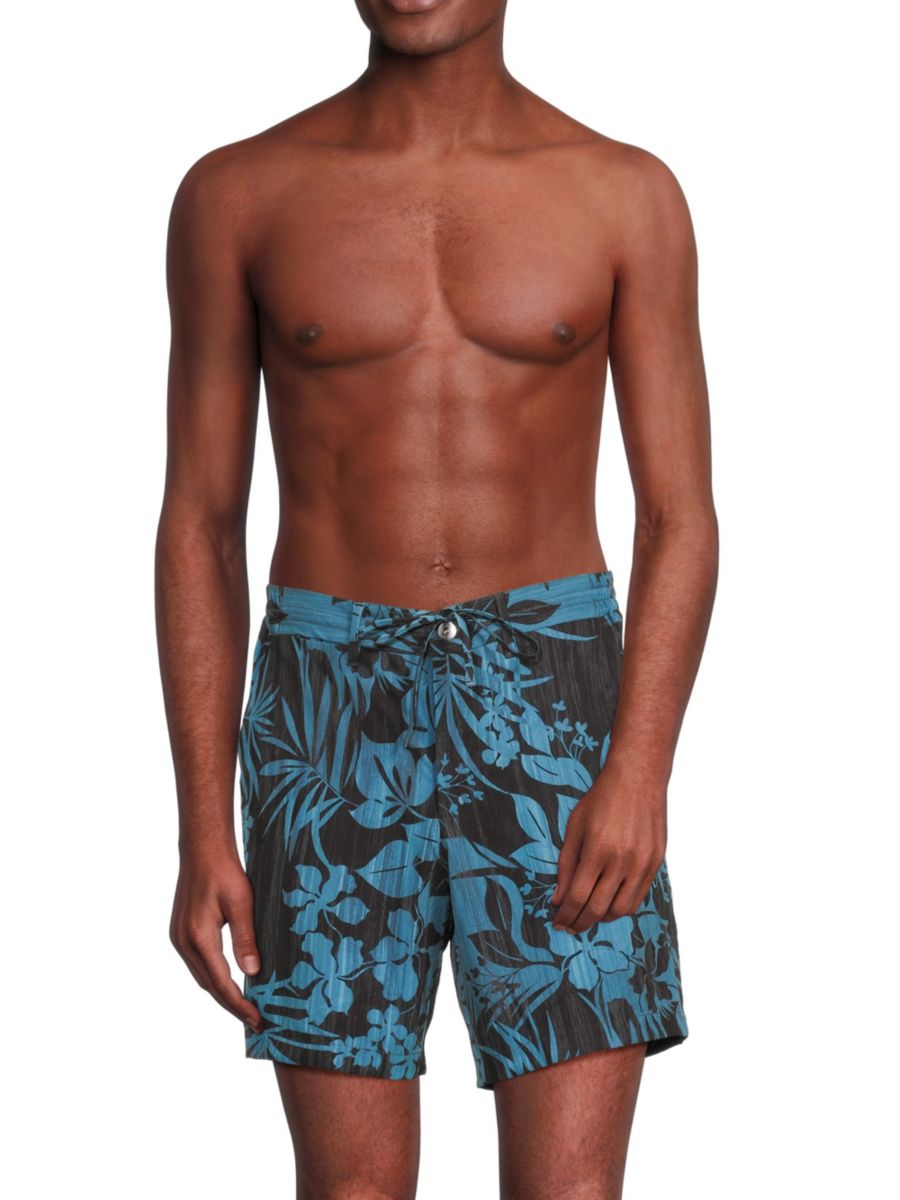 

Плавки-шорты Drift Away Classic Fit с цветочным принтом Robert Graham, разноцветный