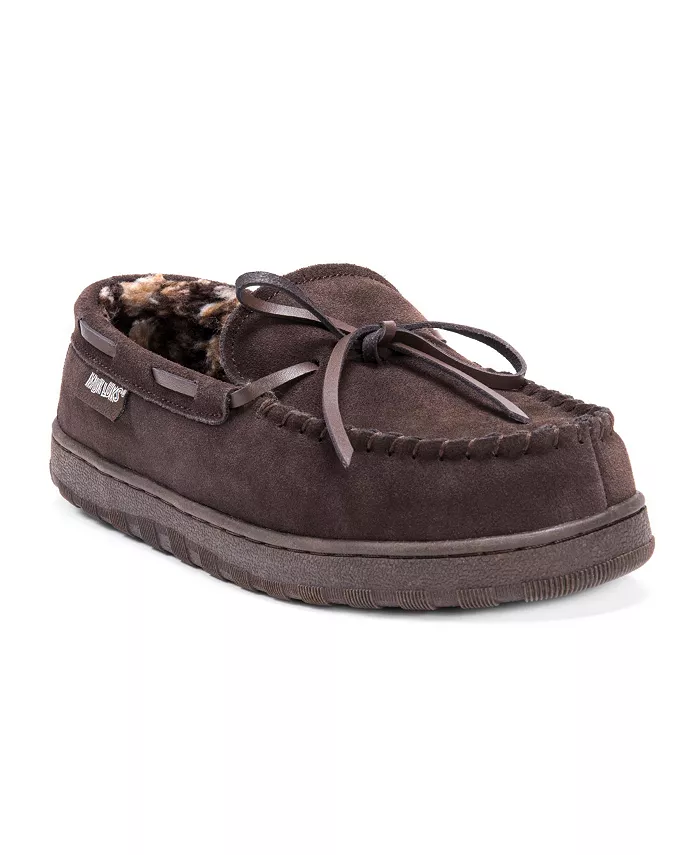 

Мужские мокасины-тапочки Paul Printed из берберской замши MUK LUKS, коричневый