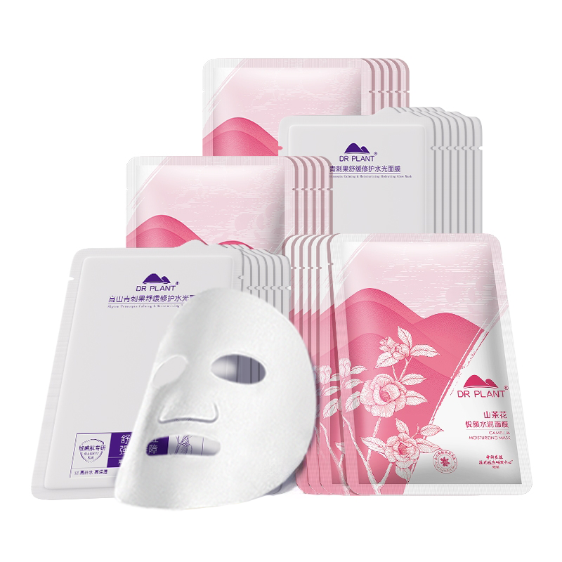 

Dr．Plant Зеленый Sea Buckthorn успокаивающая Dian Camellia увлажняющая маска для лица успокаивающая, увлажняющая и восстанавливающая