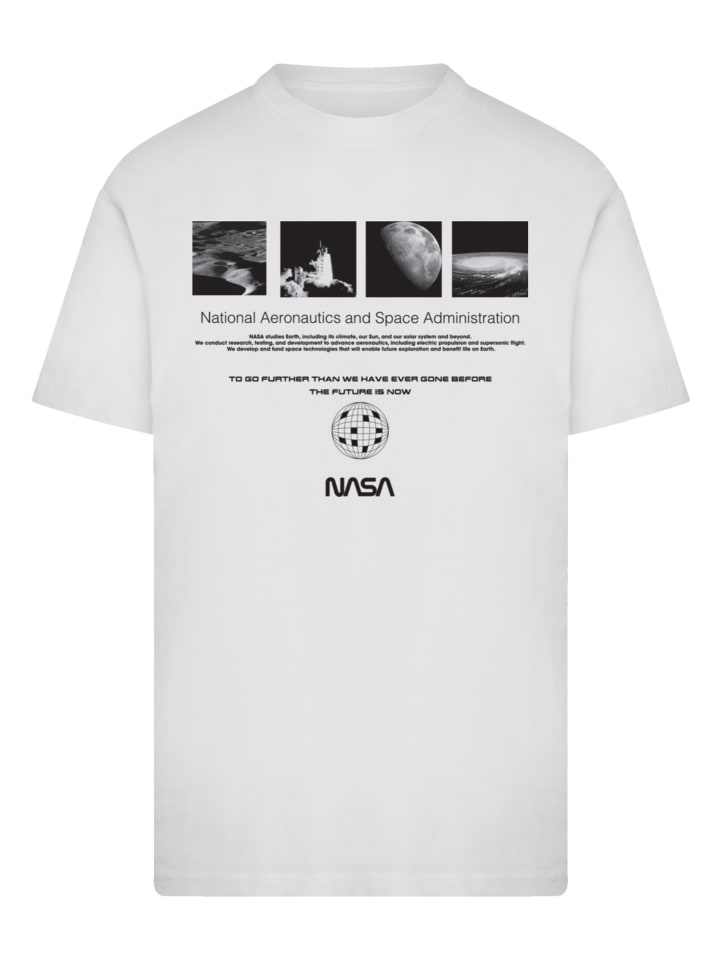 

Футболка с ретро-фоторекламой NASA Будущее уже здесь белого цвета F4NT4STIC, Белый, Футболка с ретро-фоторекламой NASA Будущее уже здесь белого цвета F4NT4STIC