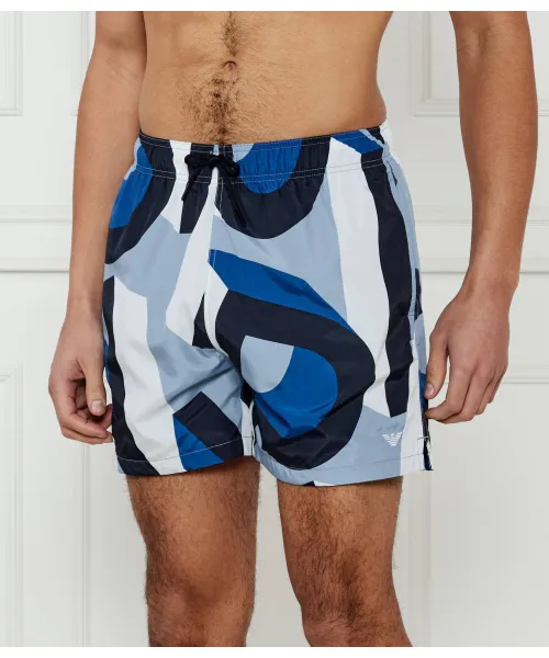

Пляжные шорты Regular fit Emporio Armani, синий