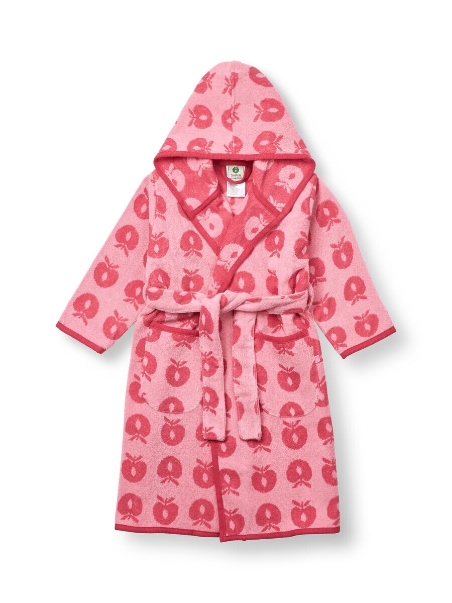 

Халат Småfolk Bathrobe Apfel, цвет pink/rose